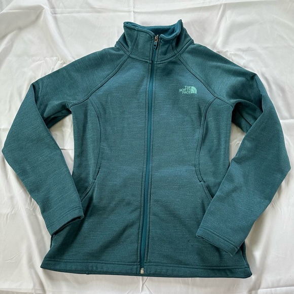 The North Face Women’s Agave Full Zip in Blue Coral Heather Sz S - Picture 1 of 14